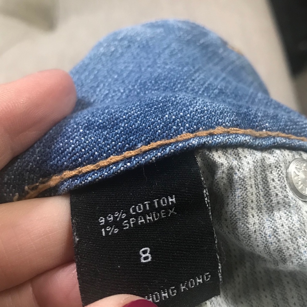 London Jean Tall Mid Rise Size 8 light wash - Picture 6 of 8